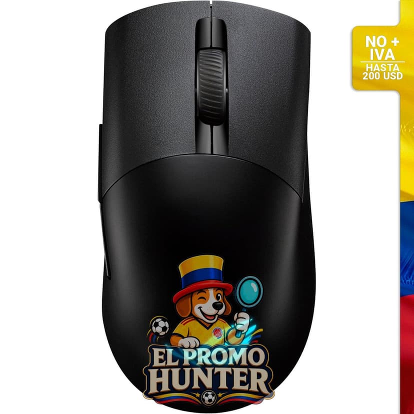Mouse inalámbrico ASUS ROG Keris para gaming, 75 g, conectividad Tri-Mode, 42K DPI, compatible con PC/Mac.