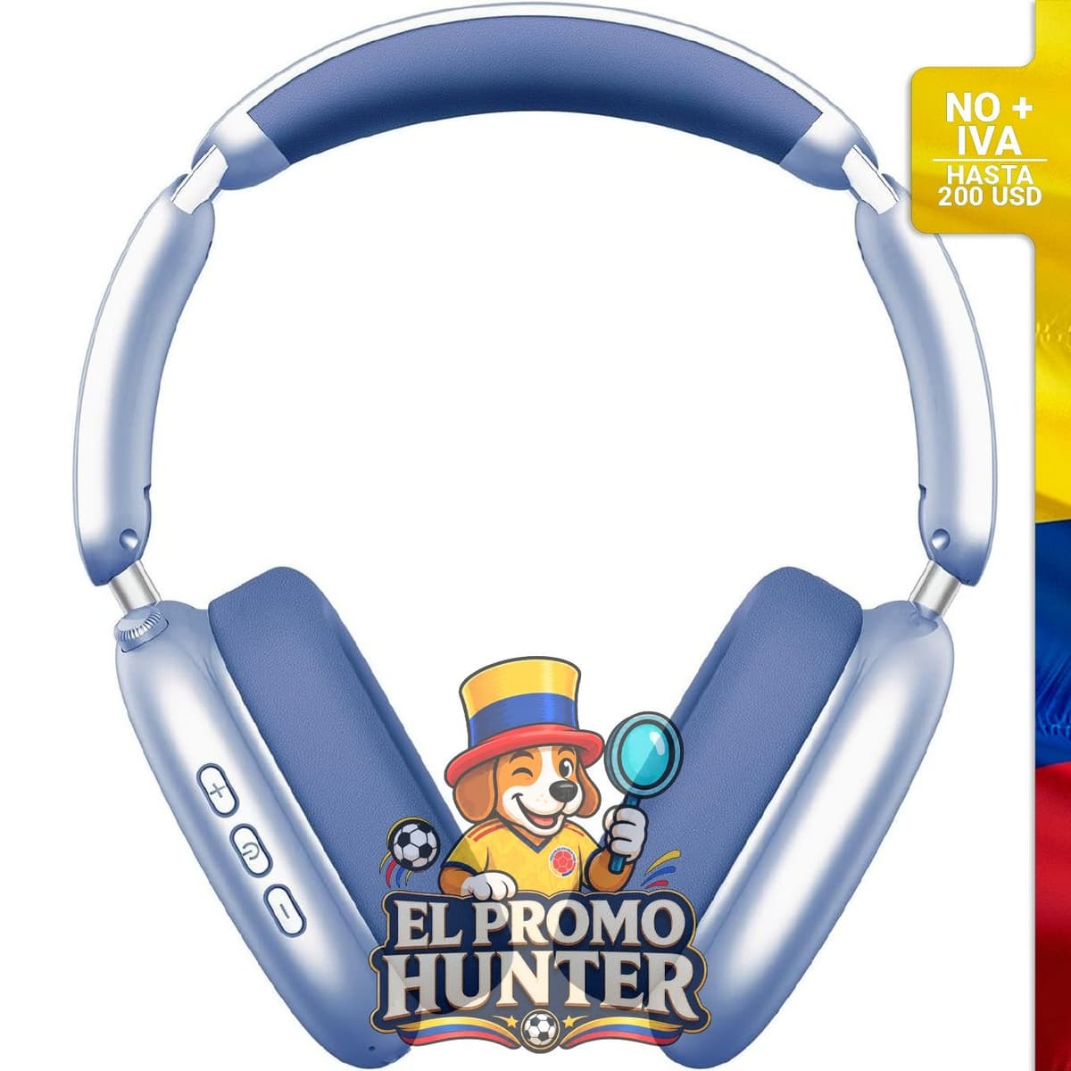 Auriculares Wentronic Y02 con cancelación activa de ruido, Bluetooth 5.4, micrófono y tiempo de reproducción de 60 horas.