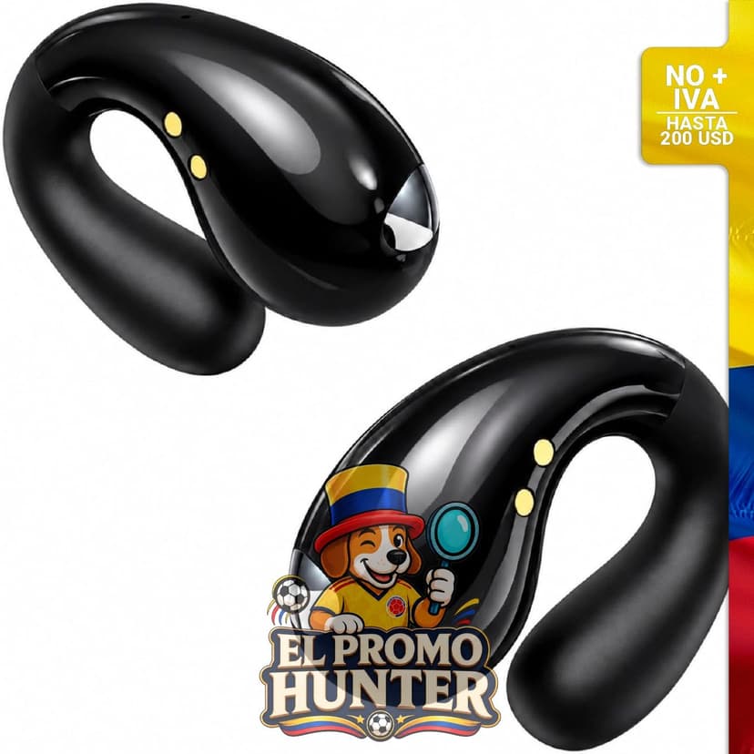 Auriculares de conducción ósea Boytond, impermeables y abiertos sobre la oreja, diseñados para deportes y entrenamientos.